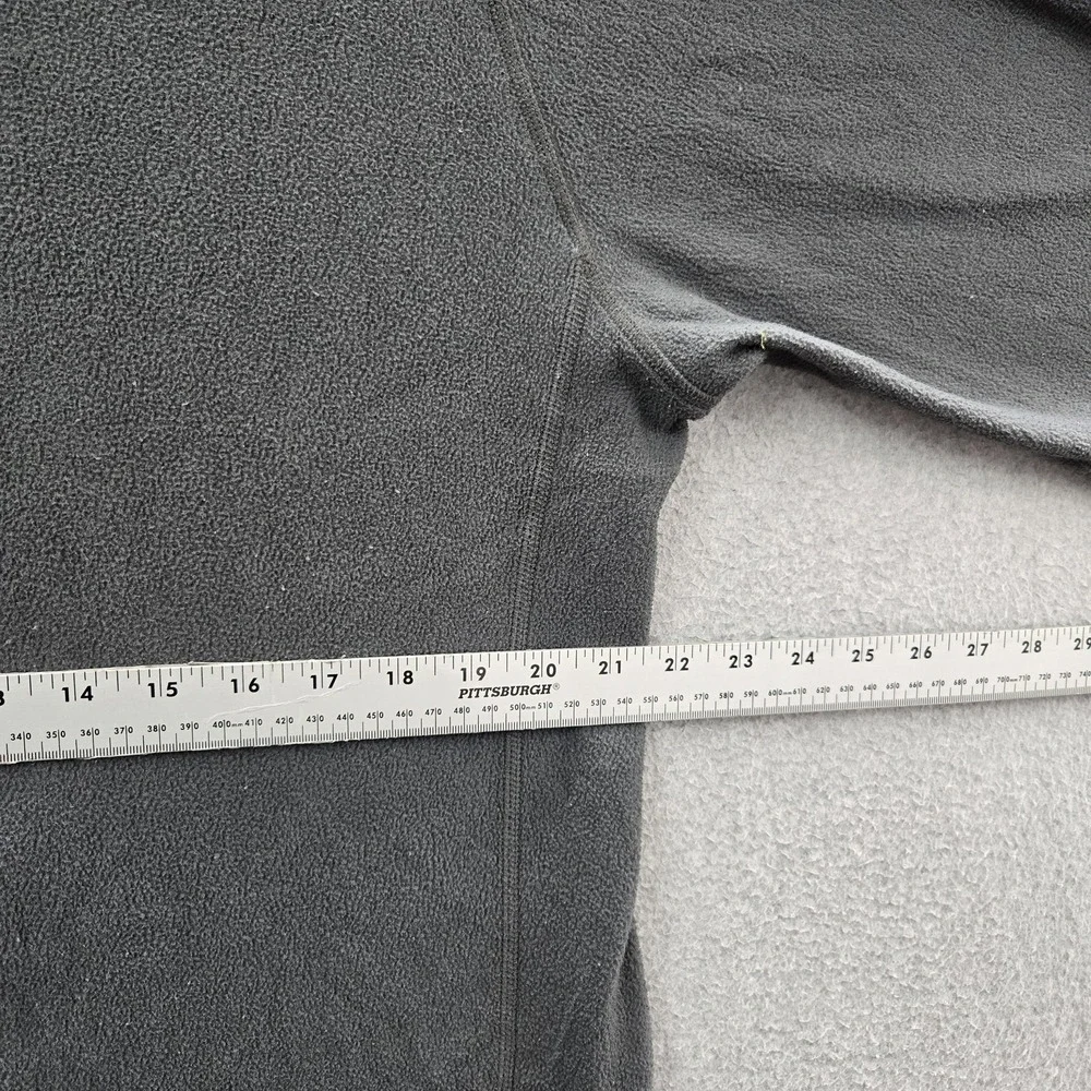 The North Face Men‎ Sweatshirt XL/TG Gray Fleece Logo Quarter Zip Activewear